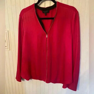 Rag & Bone Vanessa zip up blouse